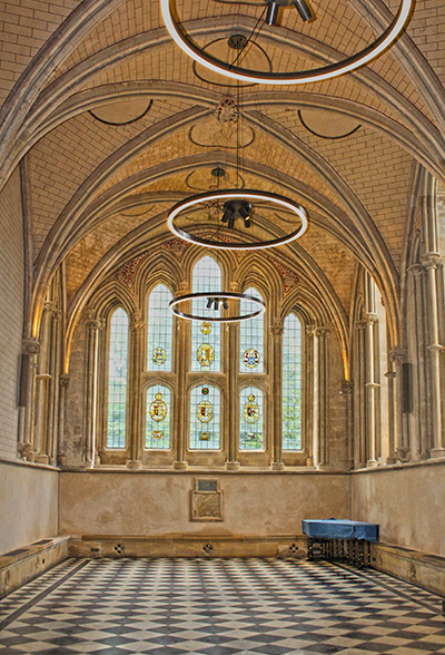 The Chapter House after conservation by Purcell