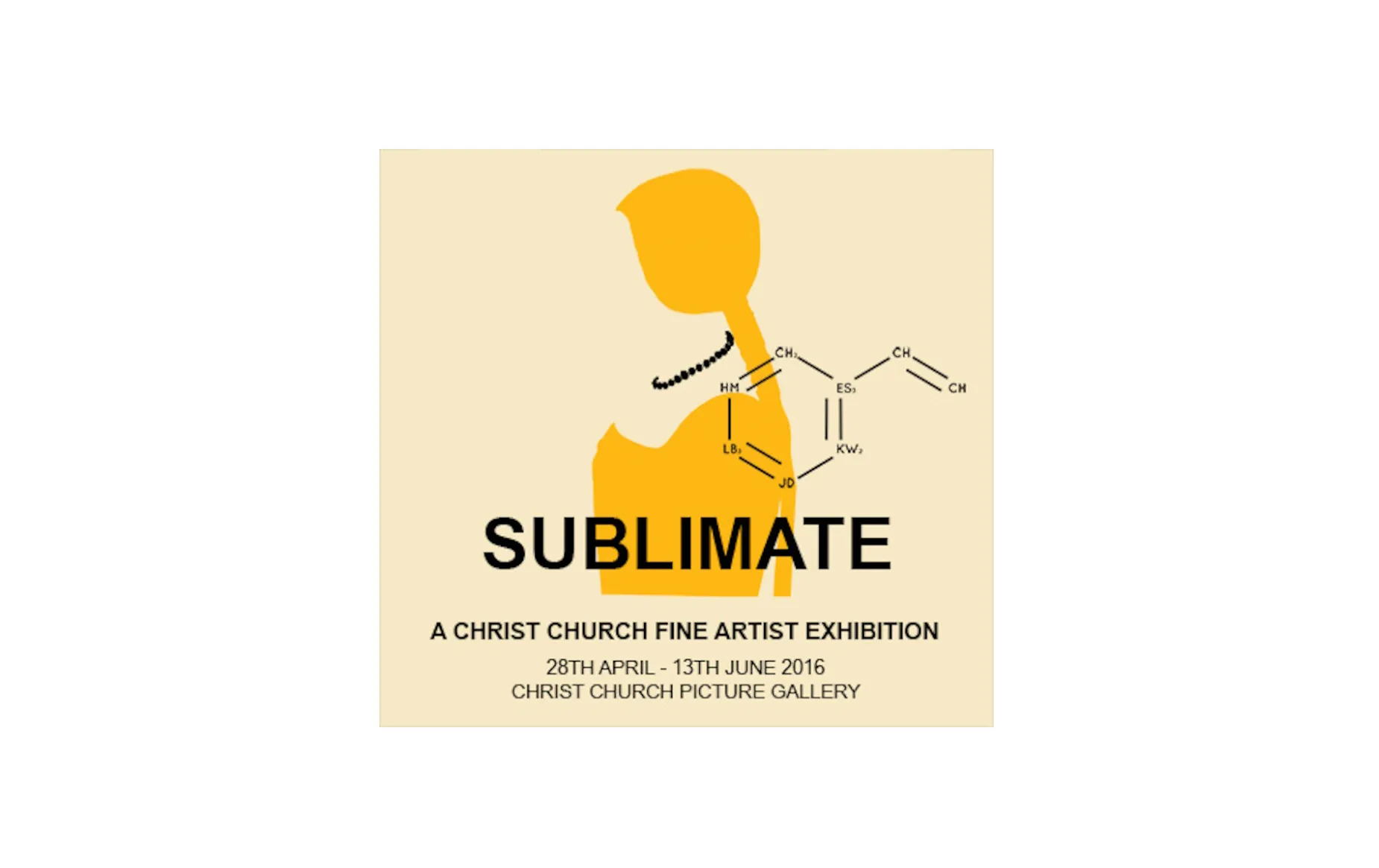Sublimate exhibition poster
