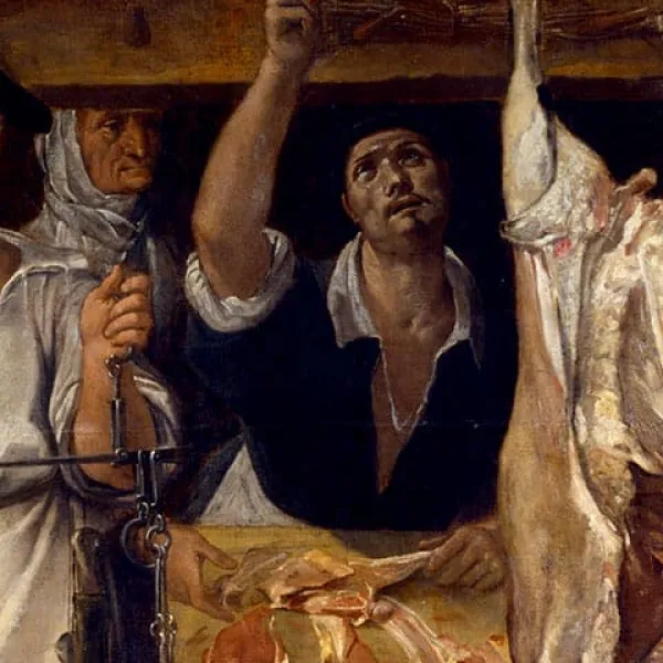 Annibale Carracci: The Butcher's Shop