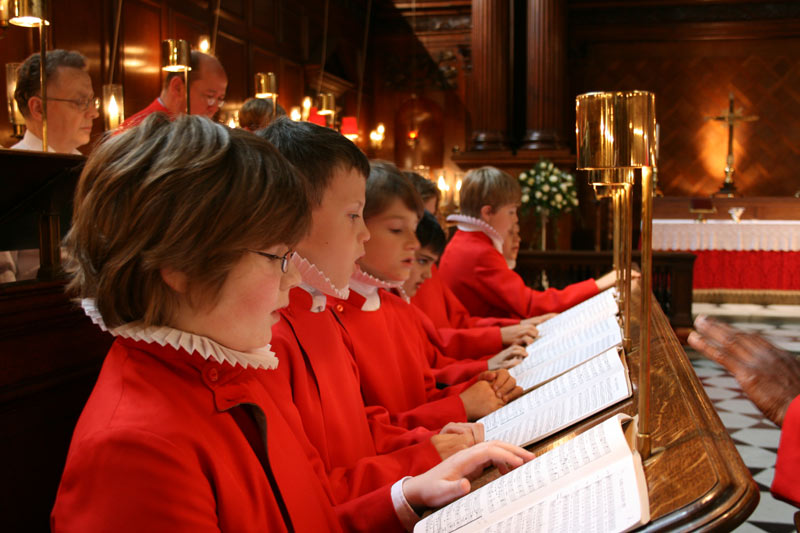 Choristers of the choir of the Chapel Royal