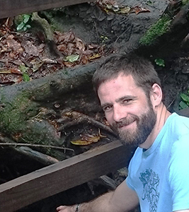 Dr Neil Hart at the source of the Zambezi