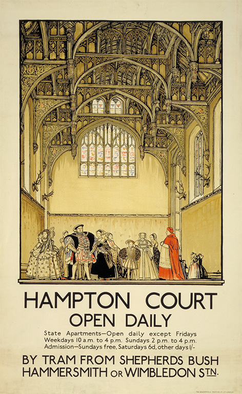 Hampton Court Palace, 1928 © TfL from the London Transport Museum collection