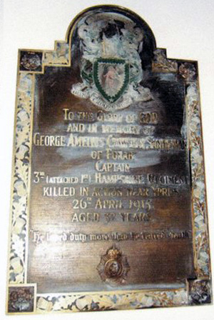 Commemorative plaque