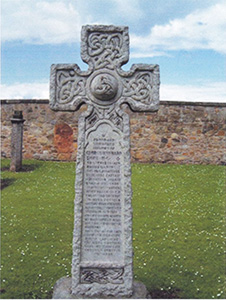 Memorial stone to George Everard Hope MC