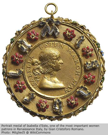 Portrait medal of Isabella d'Este