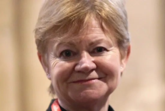 Marian, a volunteer Chaplain Guide at the Cathedral