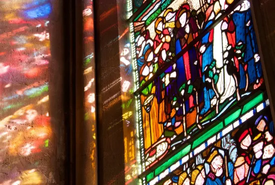 Stained glass in the Cathedral