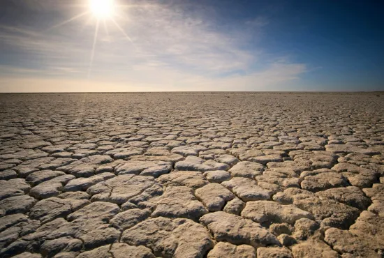 An image of extreme drought