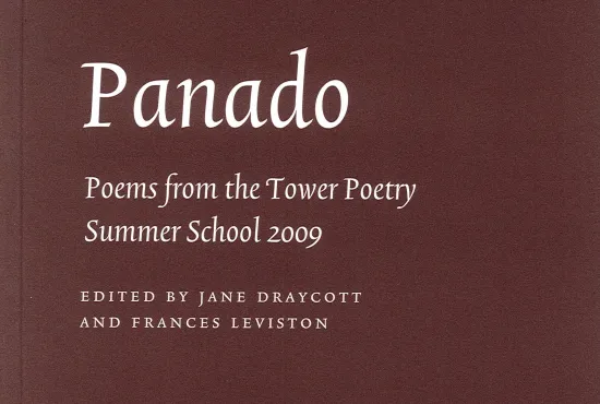 Cover for Panado, poems for the tower poetry summer school 2009, edited by Jane Shapcott and Francis Levinston