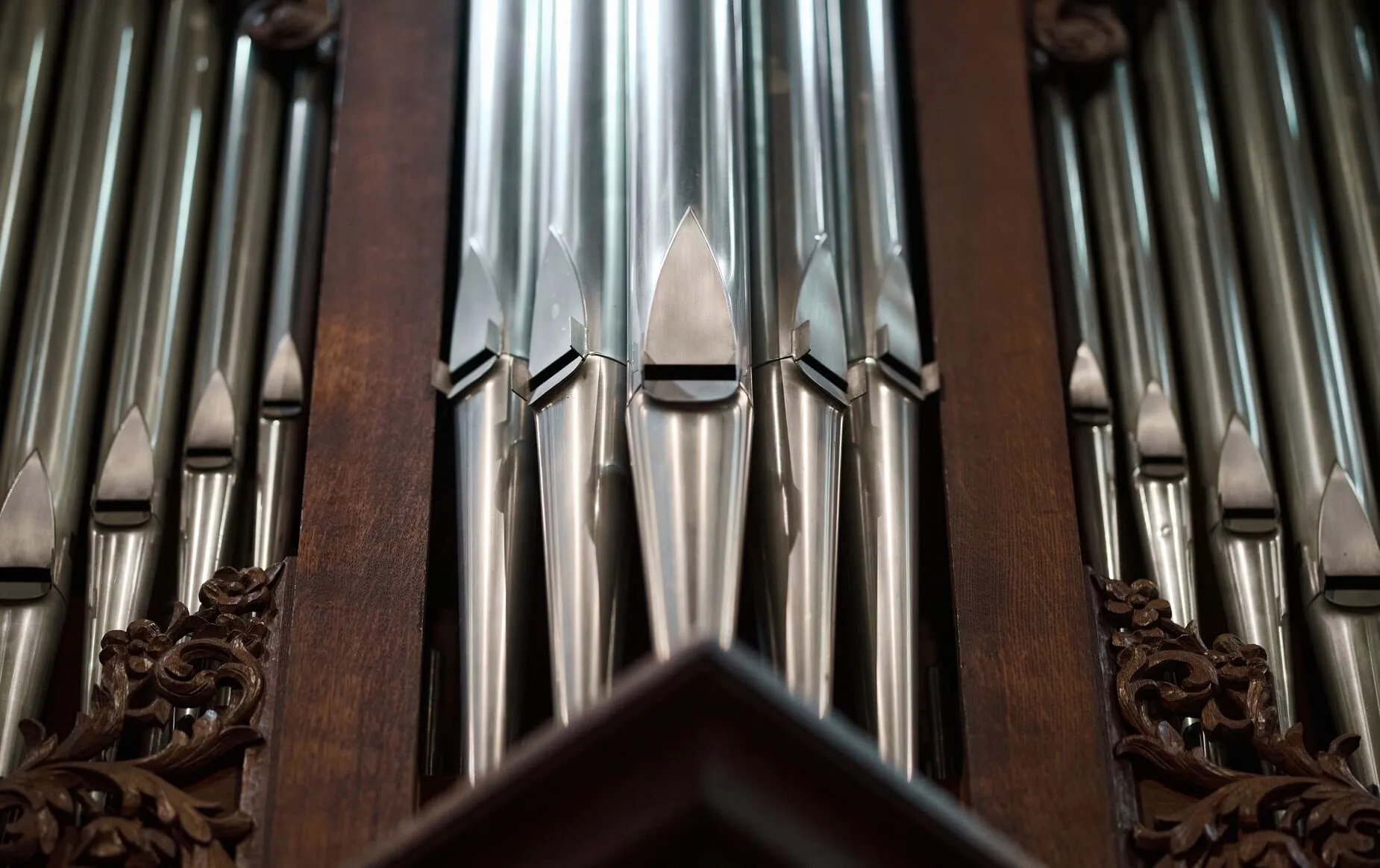 Organ pipes in the Cathedral
