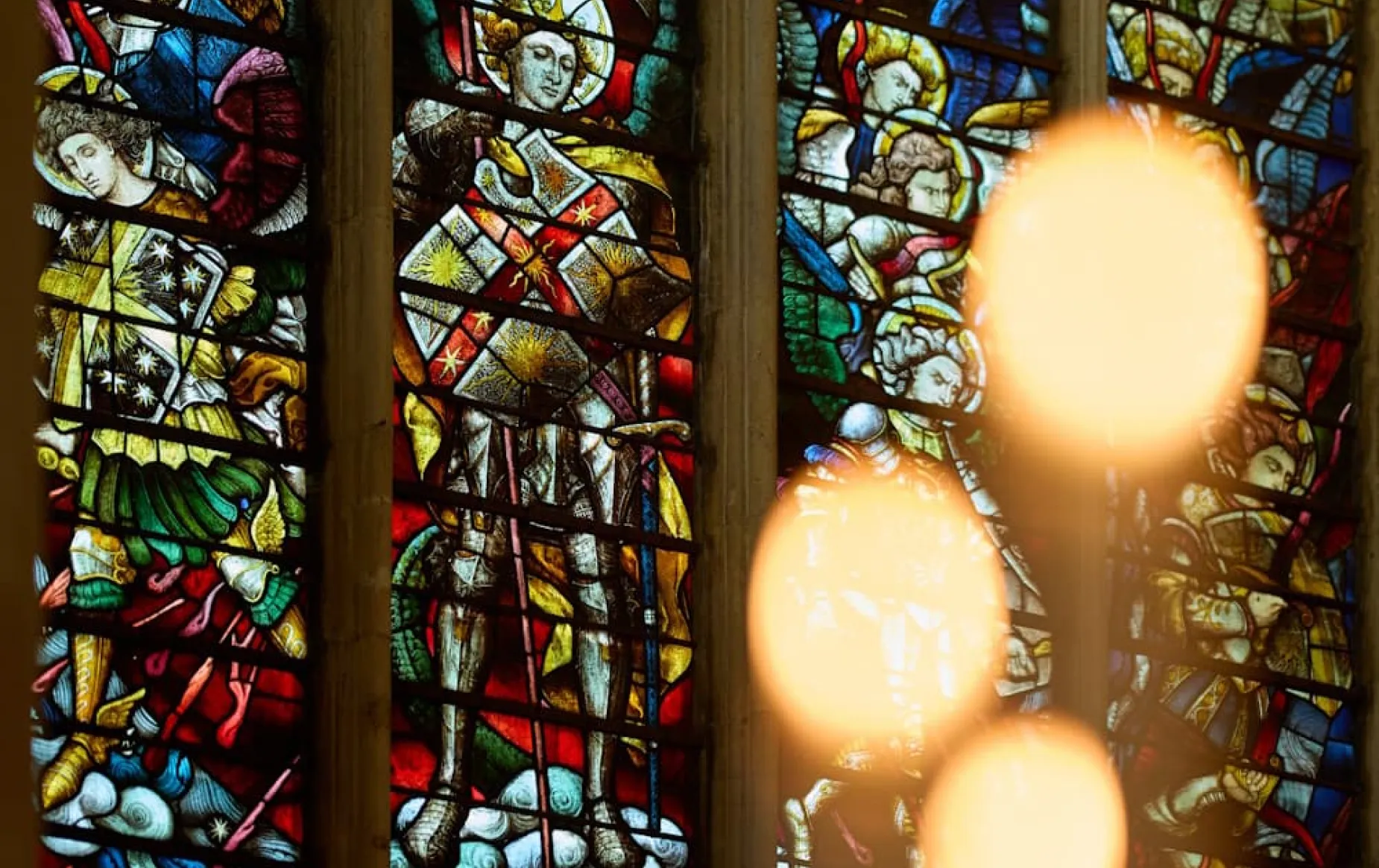 Stained glass in the Cathedral