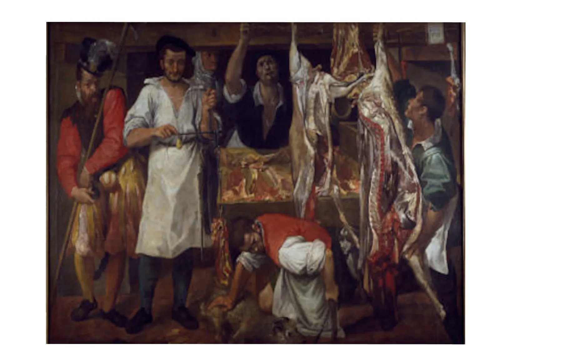 The Butcher's Shop by Annibale Carracci (1560–1609)
