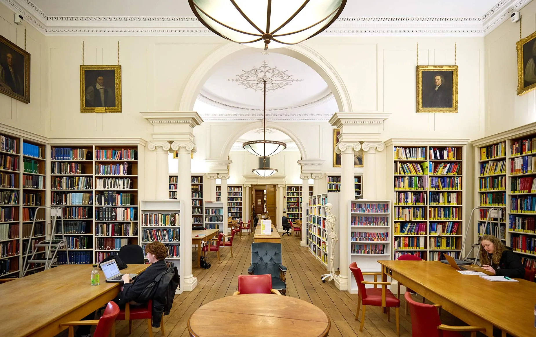 Library reading room