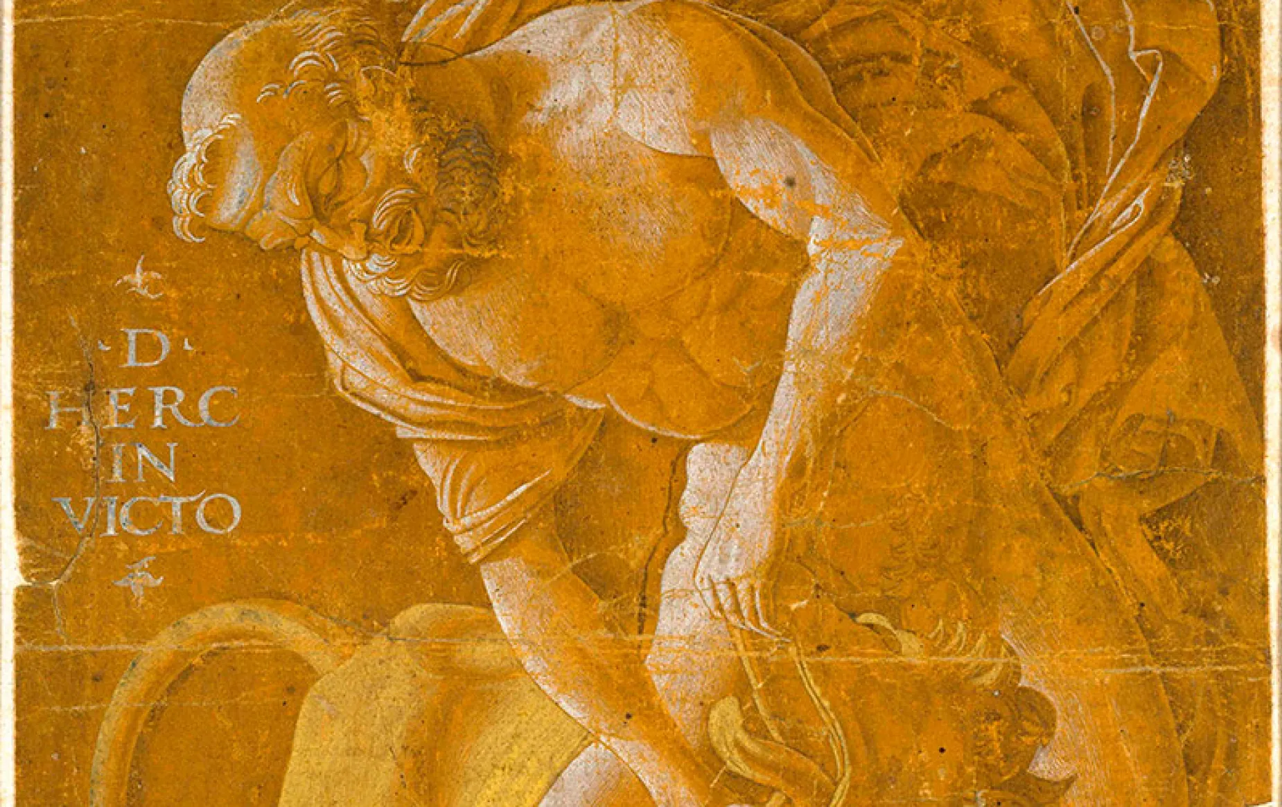 Hercules and the Nemean lion - Studio of Andrea Mantegna (Andrea Mantegna, c.1430/1-1506)