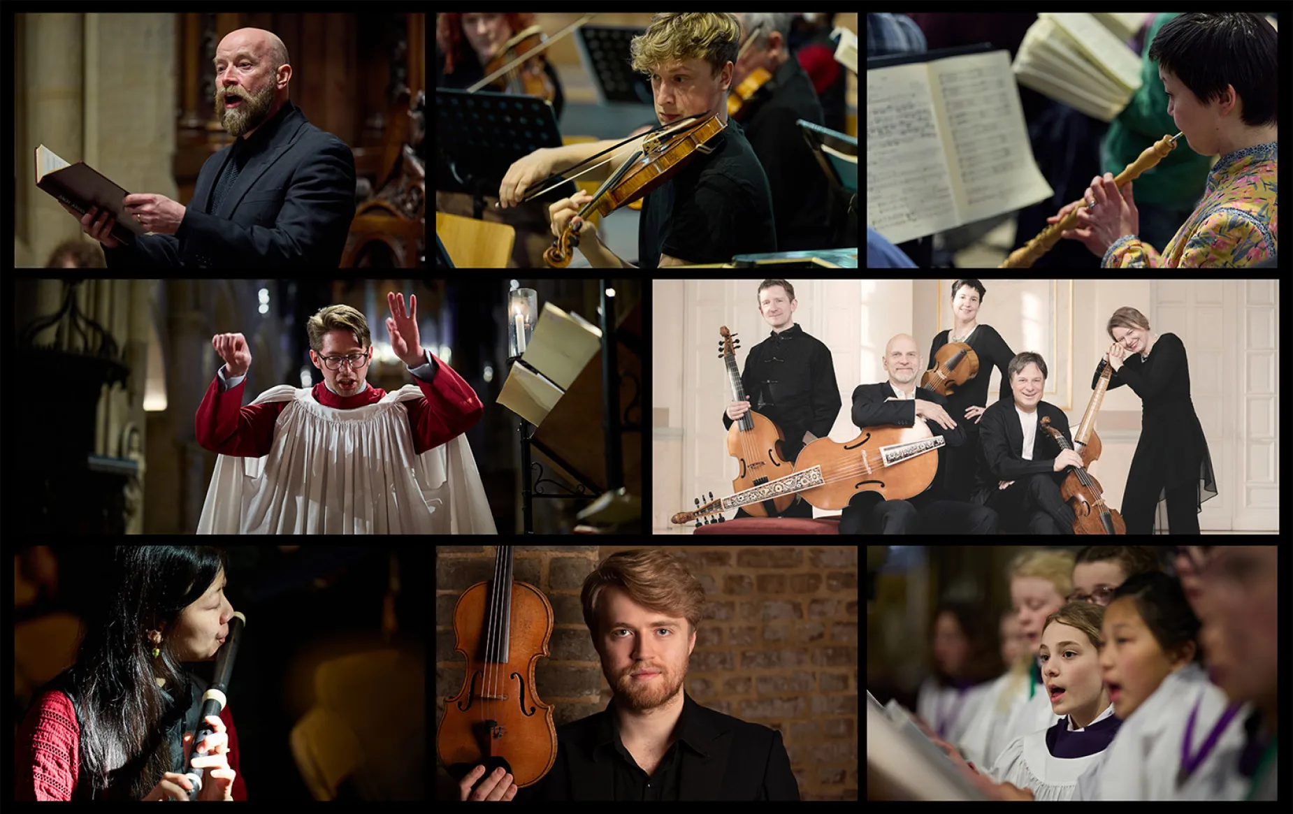 Music Festival collage of performers