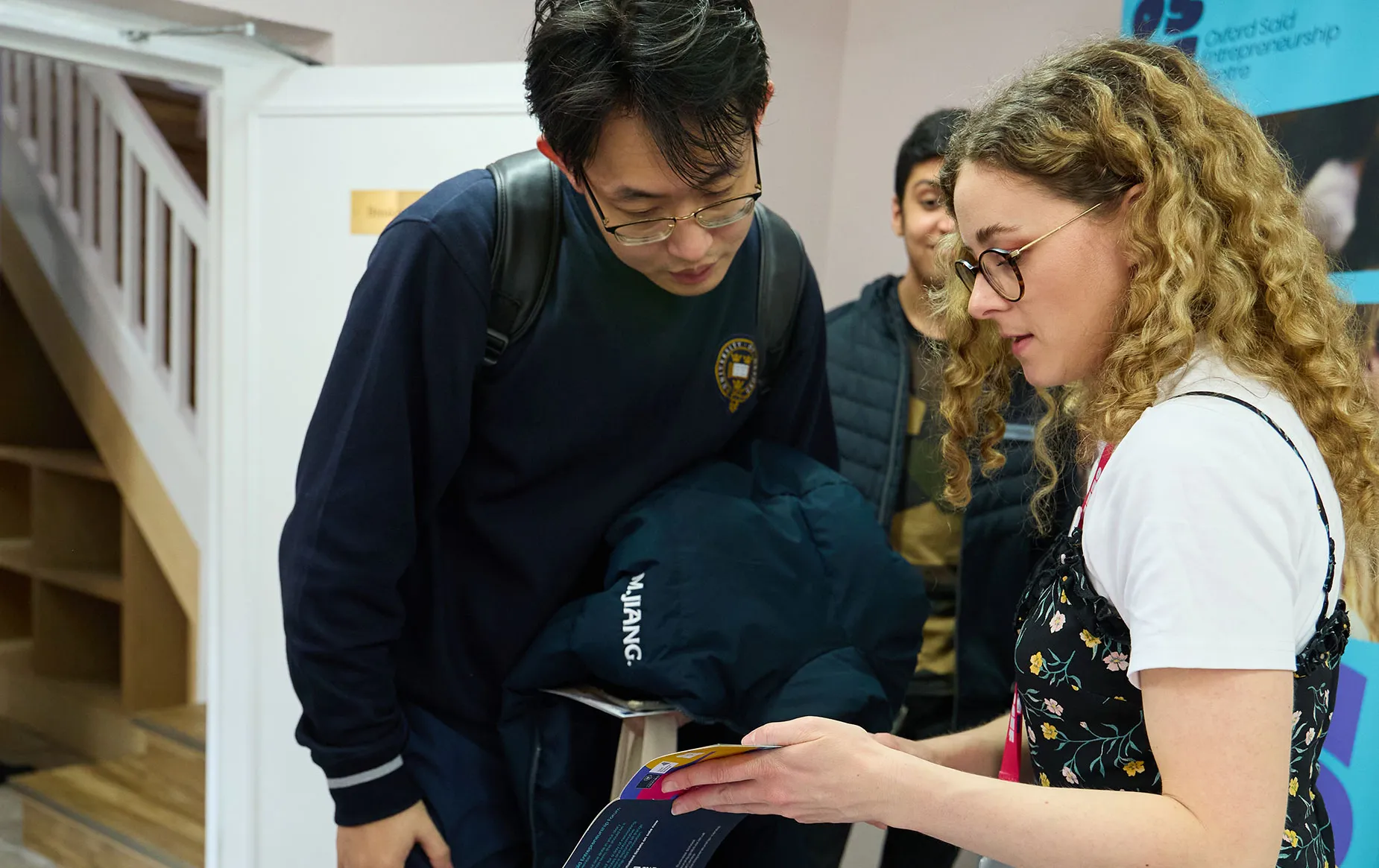 Students and mentors at Oxford Edge