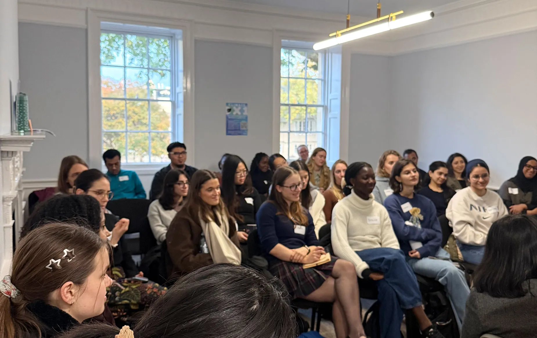 A group of participants attending an Edge workshop