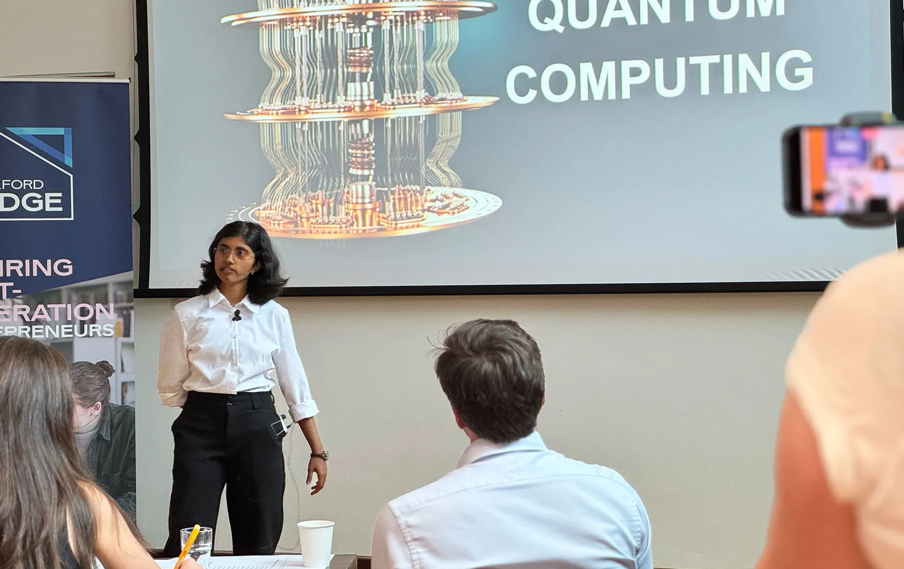 Participant presenting their proposal