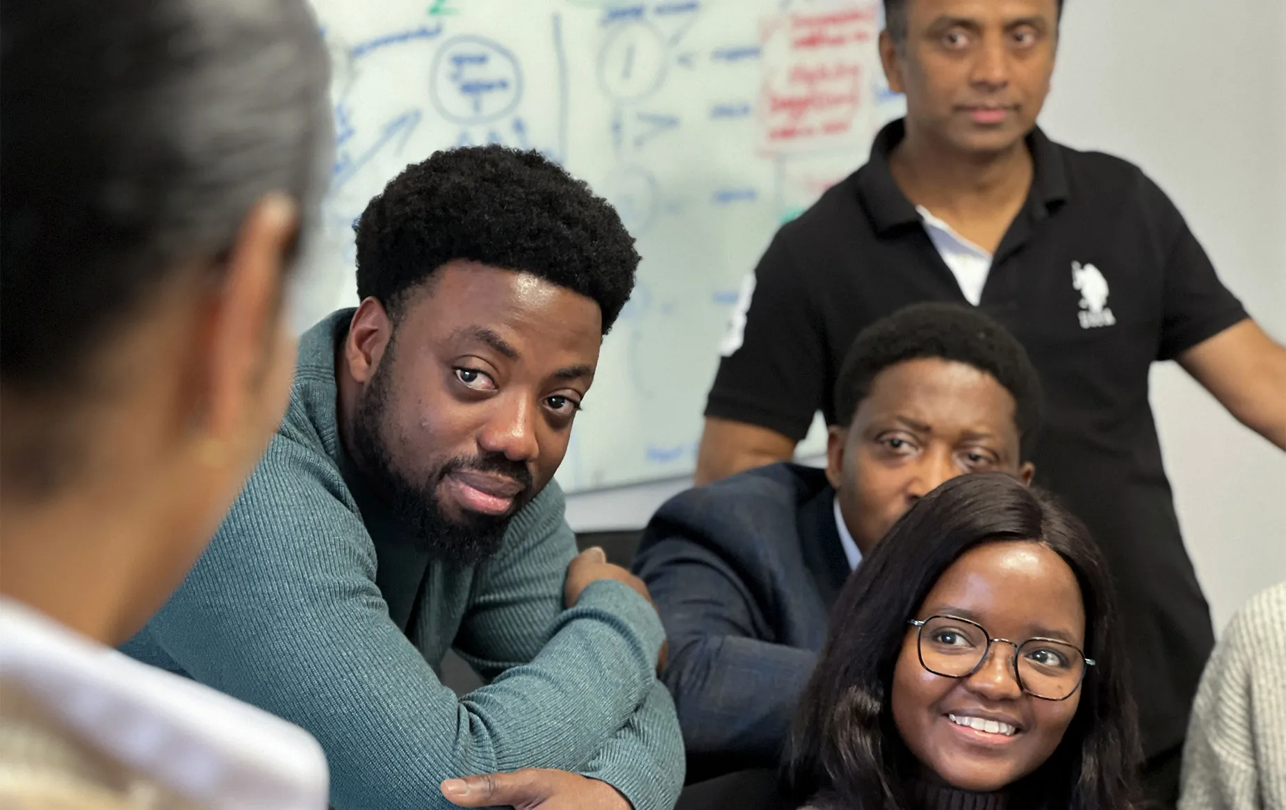 Students in a workshop event at Oxford Edge