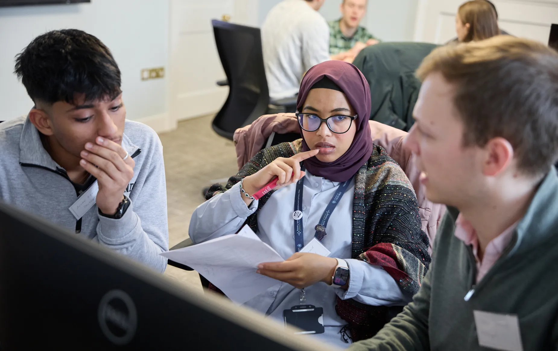 Students Working