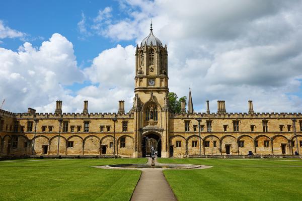 Tom Tower across the Great Quadrangle