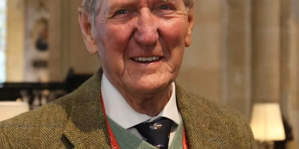 Bill, a volunteer guide at the Cathedral