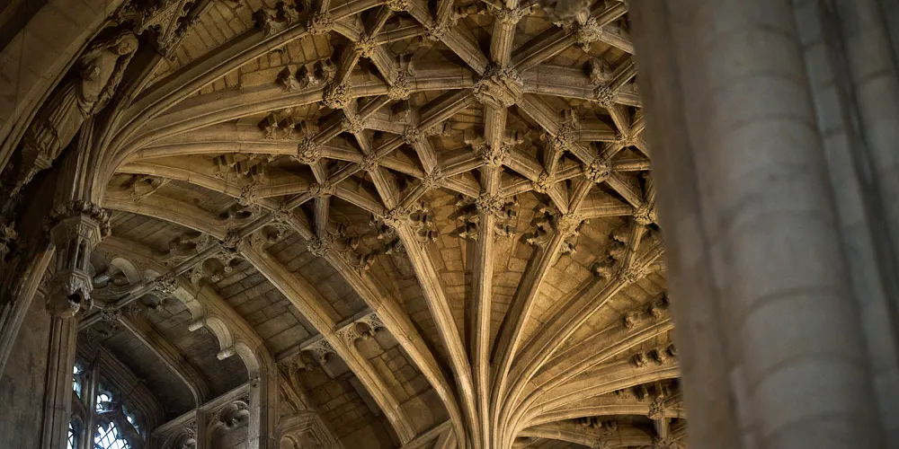 Detail of the Cathedral ceiling