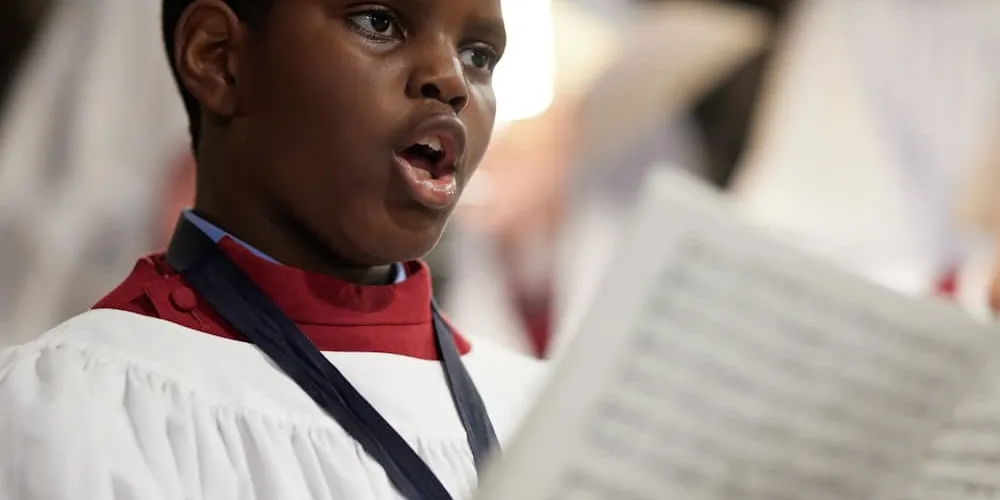 Chorister in the Cathedral Choir