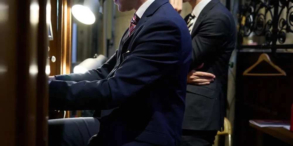 Organist playing at Christ Church