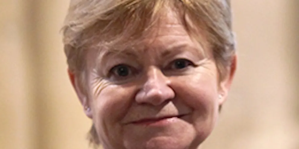 Marian, a volunteer Chaplain Guide at the Cathedral