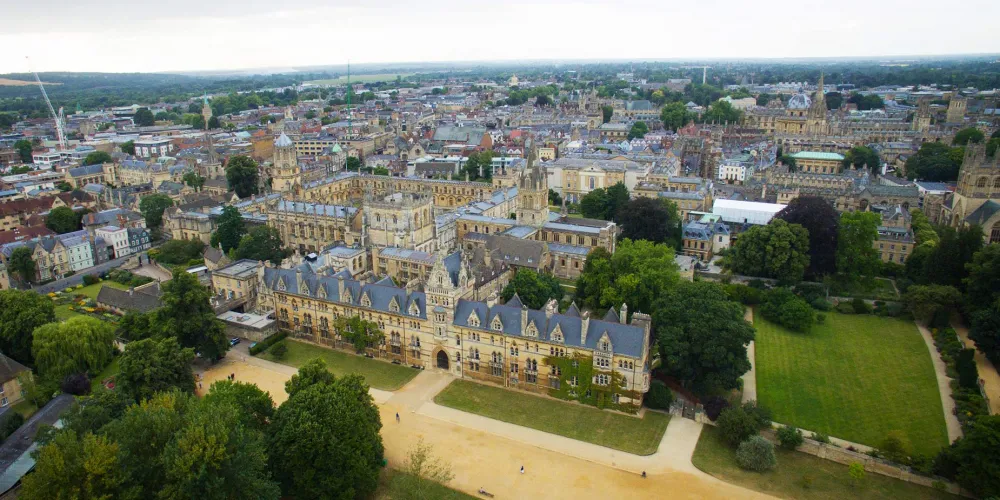 Aerial view of the Broadwalk