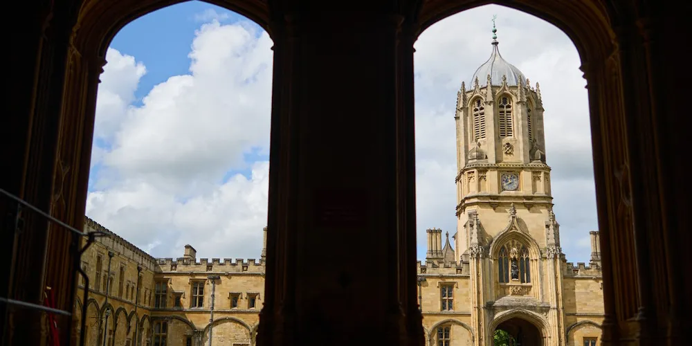 Looking towards Tom Gate from the Cathedral entrance