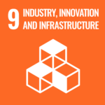 United Nations Development Goals graphic for 9 Industry, Innovation and Infrastructure