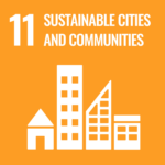 United Nations Development Goals graphic for 11 Sustainable Cities and Communities