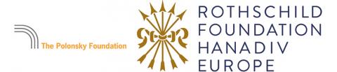 The Polonsky Foundation logo and the Rothschild Foundation Hanadev Europe logo