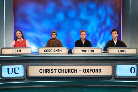 The Christ Church University Challenge team