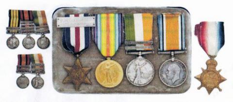 Medals belonging to Major Edward Hartley Kirkpatrick