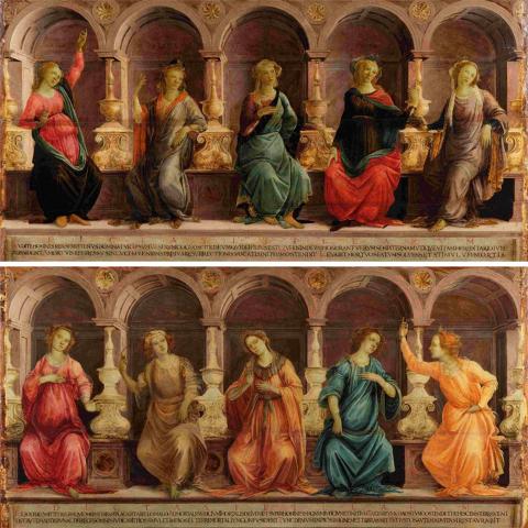 Paintings by Botticelli and Lippi from the Christ Church collection