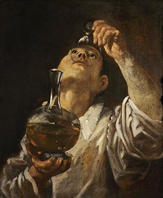 ‘A Boy Drinking’ by Annibale Carracci