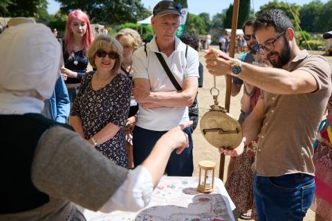 Tudor Fayre navigation demonstration