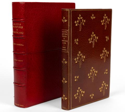 Carroll's copy of Alice in Wonderland