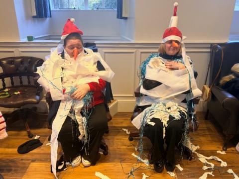 Games at the Children's Christmas Party