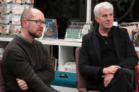 Andrew Davison and Julian Allwood at their book launch