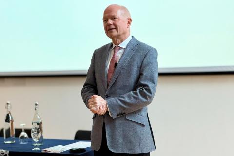 Oxford Chancellor Lord Hague speaking at the 2026 Special Interest Event