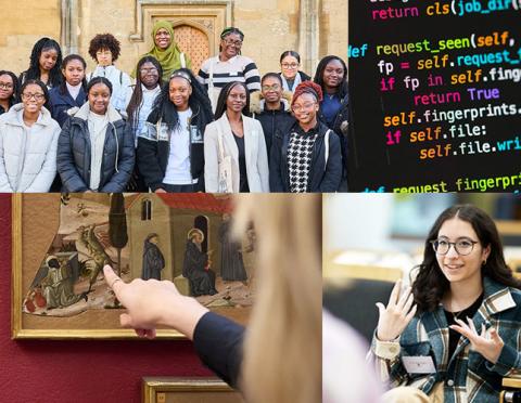 Collage of images from access programmes