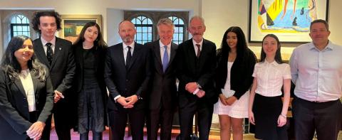Participants and judges in the Mooting Cuppers final 2026