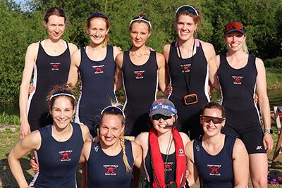 Photo of winning women's crew