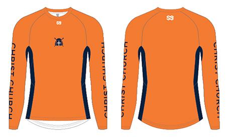 Graphic of rowing garment training Long-sleeve baselayer