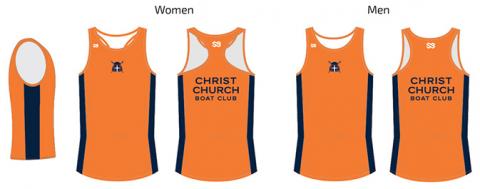 Graphic of rowing garment training vest