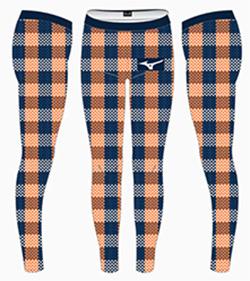 Graphic of rowing garment training duster leggings